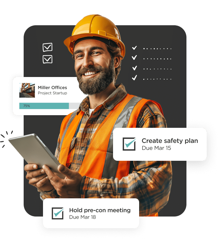 Construction Man Graphic